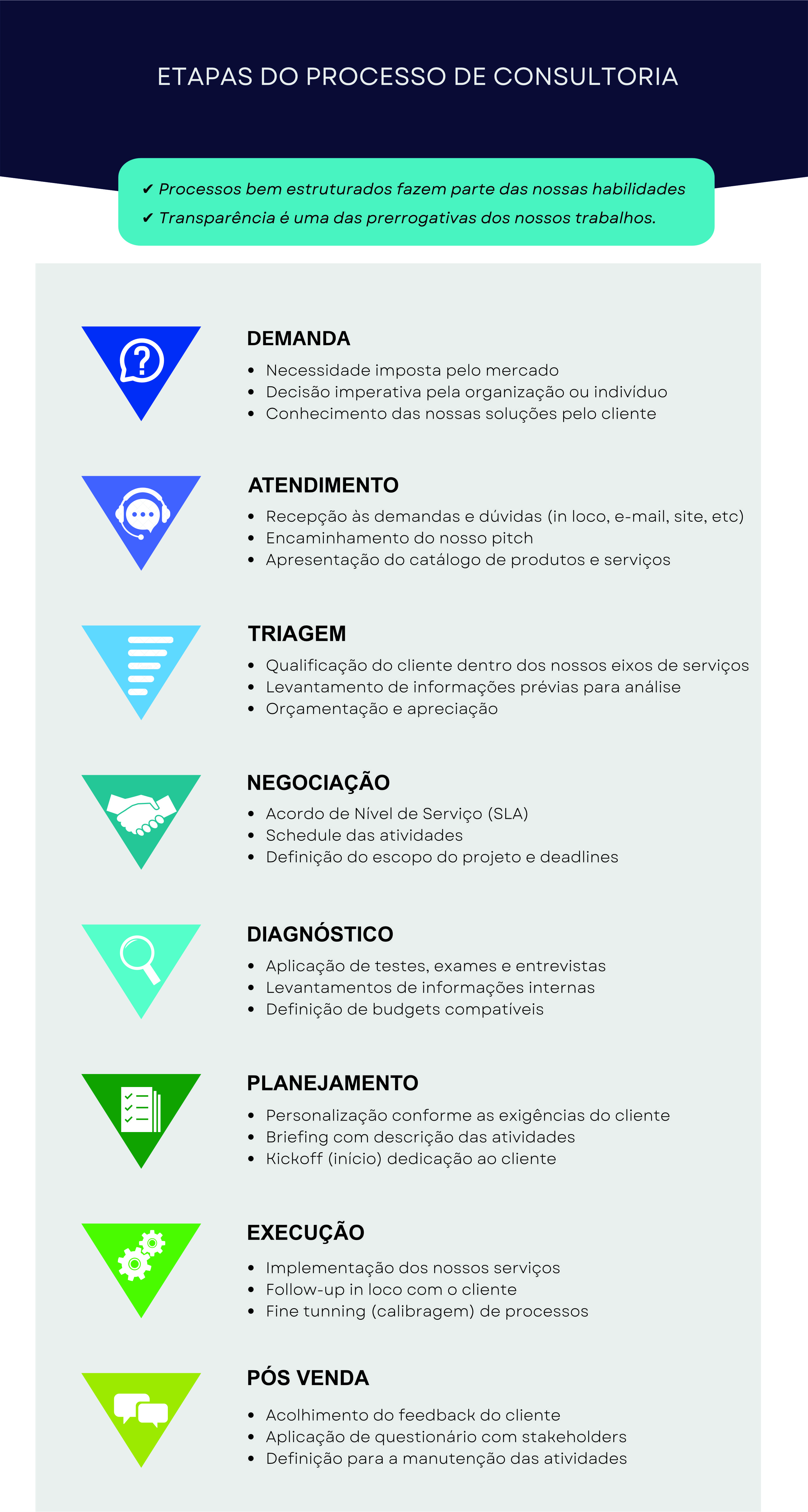 Etapas do Processo de Consultoria